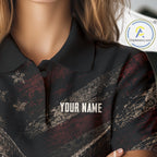 Eagle Golf Polo Shirt Personalized Golf Shirt American Eagle Custom Name Team Golf Outfit