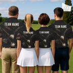 Eagle Golf Polo Shirt Personalized Golf Shirt American Eagle Custom Name Team Golf Outfit