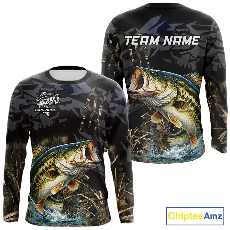 Largemouth Bass Fishing Jerseys, Custom Bass Performance Fishing Apparel