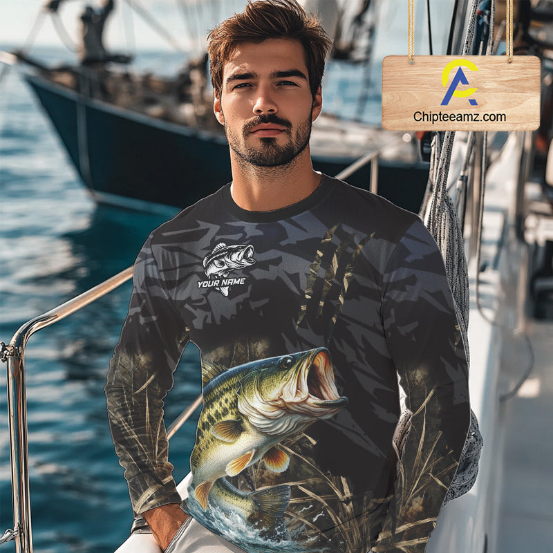 Largemouth Bass Fishing Jerseys, Custom Bass Performance Fishing Apparel