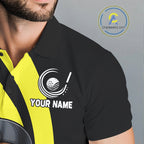 Funny Turkey Golfer Polo, Custom Name Team Golf Shirt, Golf Top
