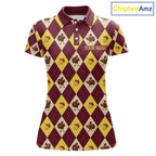 Turkey Golf Shirt, Thanksgiving Argyle Golf Top, Custom Name Golf Shirt