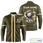 Personalized Golf Polo Shirt Retro Design Custom Name Team Golf Shirt, Golfing Gift