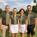 Personalized Golf Polo Shirt Retro Design Custom Name Team Golf Shirt, Golfing Gift