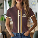 Personalized Golf Polo Shirt Retro Design Custom Name Team Golf Shirt, Golfing Gift