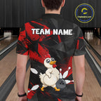 Chicken Bowling Shirt Custom Team Name Funny Bowling League Shirt