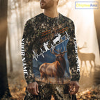 Timber Camouflage Elk Hunting Shirt Custom Hunter Gift Performance Apparel