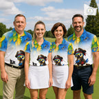 Personalized Pirate Parrot Golf Polo Shirt Custom Pirate Bird Golf Jersey