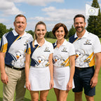 Funny Cartoon Duck Golf Polo Shirt Personalised Team Duck Apparel