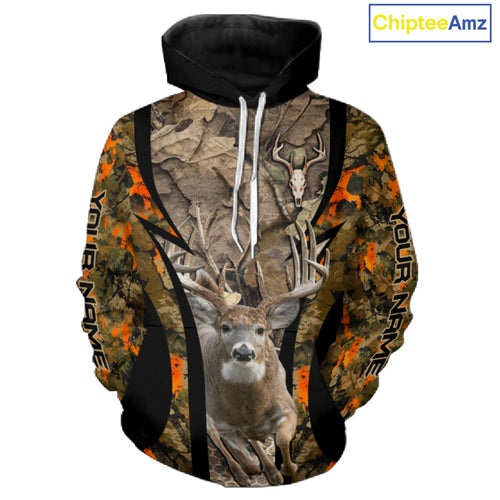 Timber Camouflage Deer Hunting Shirt Custom Hunter Outdoor Sports Performance, Hunting Gift