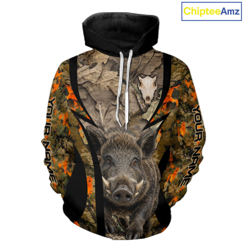 Timber Camouflage Boar Hunting Shirt Custom Hunter Outdoor Sports Performance, Hunting Gift