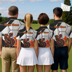 Personalized Thanksgiving Golf Shirt, Funny Team Golf Apparel, Custom Turkey Golf Polo Shirt