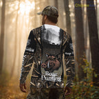 Personalized Wild Boar Hunting Camo 3D Print Custom Name Shirts, Hunting Gifts