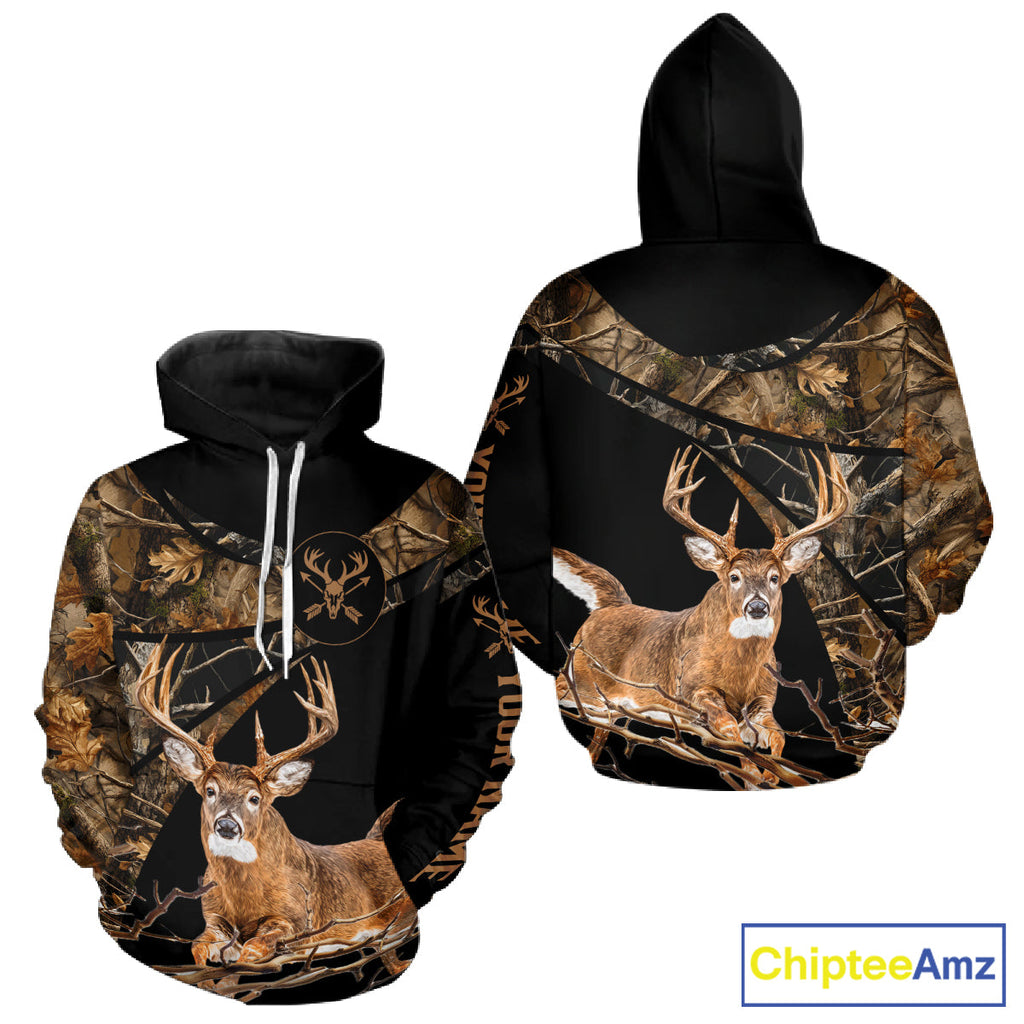 Whitetail Deer Hunting Fall Camo Shirts, Best Gift Ideas for Hunter