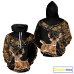 Whitetail Deer Hunting Fall Camo Shirts, Best Gift Ideas for Hunter
