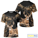 Whitetail Deer Hunting Fall Camo Shirts, Best Gift Ideas for Hunter