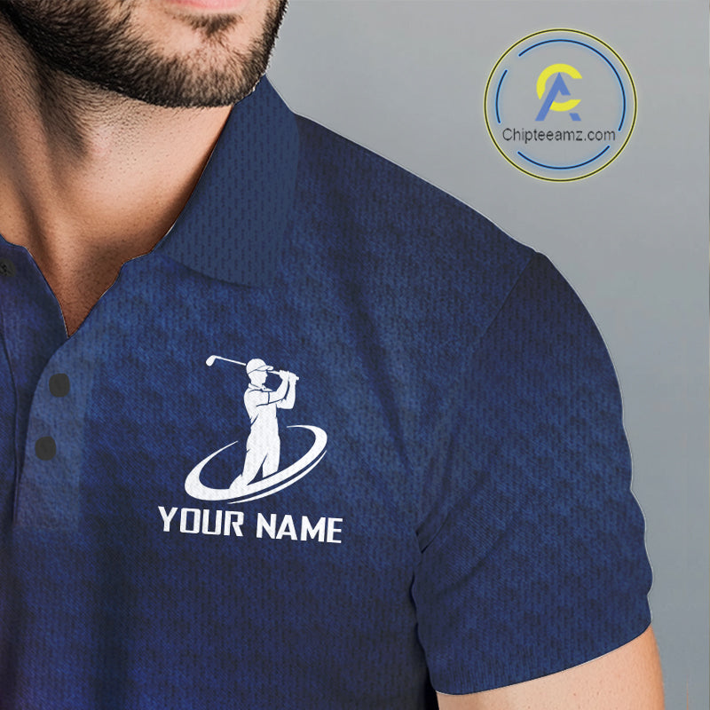 Custom Red Blue Golf Polo Shirts Personalized Golf Gifts, Team Golf Shirts