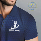 Custom Red Blue Golf Polo Shirts Personalized Golf Gifts, Team Golf Shirts