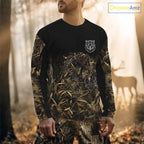 Wild Boar Hunting Camouflage 3D Custom Name Shirts, Custom Boar Hunting Gifts