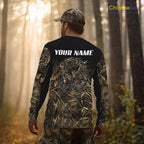 Wild Boar Hunting Camouflage 3D Custom Name Shirts, Custom Boar Hunting Gifts