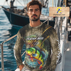 Peacock Bass Long Sleeve Fishing Shirts Personalized Peacock Bass Fishing Team Jerseys