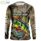 Peacock Bass Long Sleeve Fishing Shirts Personalized Peacock Bass Fishing Team Jerseys