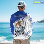 Personalized Redfish Drum Fishing Jerseys, Redfish Fishing Long Sleeve Tournament Shirts