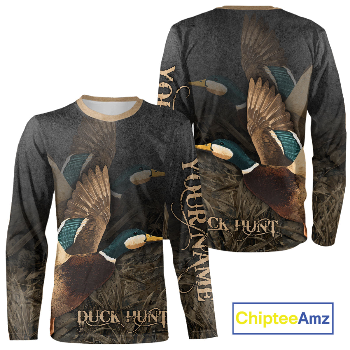 Beautiful Mallard Duck Hunting 3D Print Camouflage Shirts, Duck Hunting Clothes