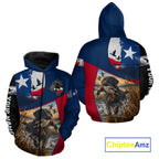 Custom Black Lab Retriever Duck Hunting Waterfowl Camo Texas Flag Custom Hunting Shirts