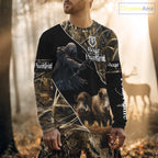 Wild Boar Bow Hunting Grim Reaper Camouflage 3D Shirts, Custom Boar Shirt