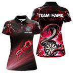 Red Thunder Lightning Custom Cobra Snake Dart Shirts Best Dart Jerseys Dart Team Shirts
