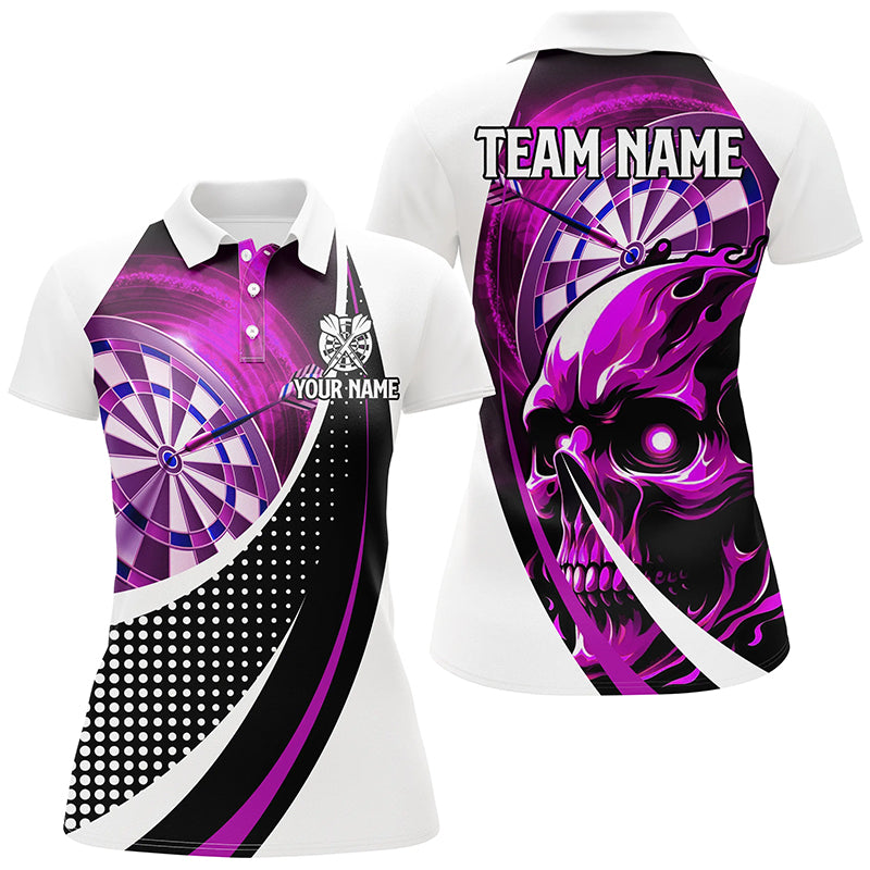 Personalized Pink Dartboard 3D Printed Skull Darts Shirts Custom Cool Darts Team Jerseys