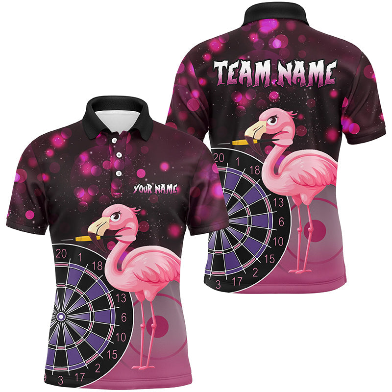 Personalized Pink Darts Flamingo Custom Darts Shirts, Funny Darts Apparel, Best Darts Gift