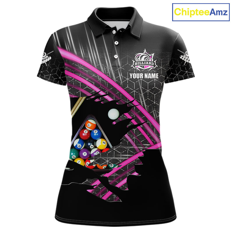 Personalized Billiard Shirts Custom 8 Ball Pool Team Jersey Polo & Quarter Zip