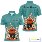 Custom Retro Funny Drunk Bowling Shirts, Personalized Drinking Bowling Team Jersey