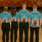 Custom Retro Funny Drunk Bowling Shirts, Personalized Drinking Bowling Team Jersey