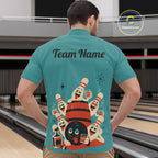 Custom Retro Funny Drunk Bowling Shirts, Personalized Drinking Bowling Team Jersey