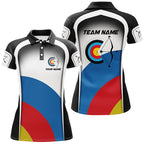 Personalized Colorful Target Archery Shirts, Archery Tournament Jerseys For Team Archers