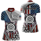 Personalized USA Flag Archery Shirts Custom Patriotic Archery Jerseys For Team Archers