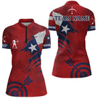 Personalized Texas Archery Quarter-Zip, Archery Jersey Texas Flag Shirts For Archer