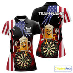 Funny Drunk Beer American Flag Darts Shirts Custom Patriotic Darts Team Jersey