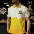 Personalized Yellow Funny Darts And Beer Dart Shirts, Drinking Darts Team Jerseys, Dart Gifts