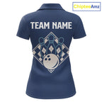 Blue Argyle Bowling Retro Bowling Shirts Custom Argyle Bowling Team Jerseys