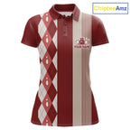 Red Argyle Bowling Retro Bowling Shirts Custom Argyle Bowling Team Jerseys
