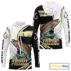 Personalized Rainbow Trout Fishing Shirt Custom Performance Fishing Jersey, Rainbow Trout Team Shirt