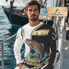 Personalized Rainbow Trout Fishing Shirt Custom Performance Fishing Jersey, Rainbow Trout Team Shirt