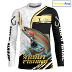 Personalized Rainbow Trout Fishing Shirt Custom Performance Fishing Jersey, Rainbow Trout Team Shirt