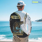Personalized Smallmouth Bass Fishing Shirt Custom Performance Fishing Jersey, Smallmouth Bass Team Shirt