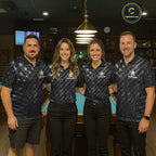 Black US Flag 9 Ball Billiard Shirts Custom Patriotic Billiard Team Shirts, Pool Jerseys