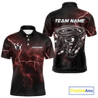 Personalized Thunder Lightning Tornado Funny Bowling Shirt Custom Bowling Team Jersey